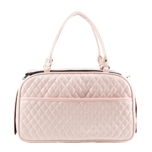 Petote Marlee 2 Dog Carrier Pink Quilted